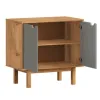 Aparador 2 P Mel/Gris Linea Nordica en Madera Maciza - Comedor, Uruguay | Que Sal Muebleria, vista 6 de 13