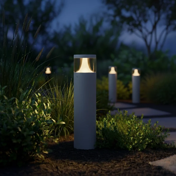 Luminaria Bolardo Exterior 9W Kane 80cm Gris Grafito en Gris - Lámparas de pie, Uruguay | Unilux, vista 2