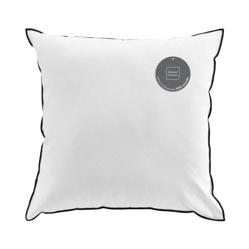 Almohadón Blanco Algodón Mistraline en Blanco - Textiles, Uruguay | Divino, vista 3
