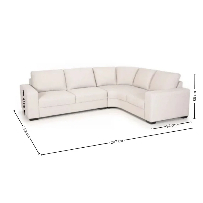 Rinconera Klint - Tela Aquaclean - 3 + Chaise - A fabricar en Gris - Sillones y sofás, Uruguay | Nyr, vista 6