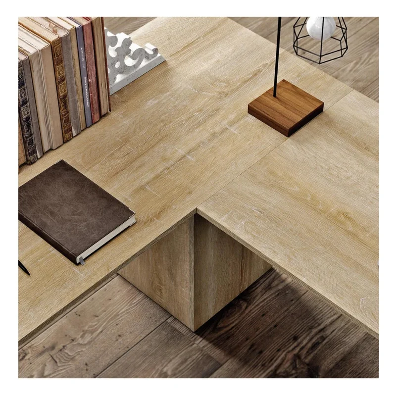 Escritorio Esquinero en L de Oficina - Sauder - Linea Bridge Acre en Madera natural - Escritorios, Uruguay | Ecowood, vista 5