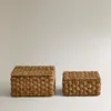 CESTA RECTANGULAR TAPA SEAGRASS en Madera natural - Canastos, Uruguay | Zara Home, vista 2 de 6