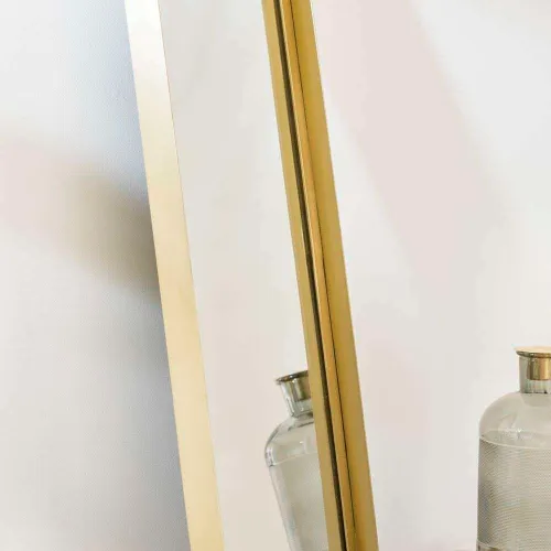 ESPEJO REDONDEADO GOLD - 60 X 20 CMS en Dorado - Espejos, Uruguay | La Iberica