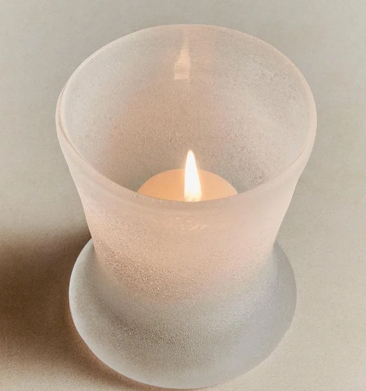 PORTAVELAS VIDRIO en Blanco - Velas y Portavelas, Uruguay | Zara Home