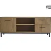 Rack IRON Moderno 1.40m en Madera natural - Muebles para TV, Uruguay | Finkel, vista 2 de 2