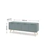 RACK PARA TV PISCO 4 PTAS 140 CMS KAKI 9901ZP - Muebles para TV, Uruguay | Rosas Hermanos, vista 3 de 4