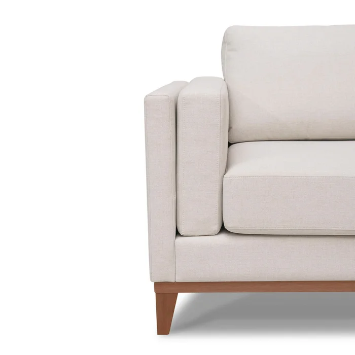 Sillón Con Chaise 3 Cuerpos Tela-premium Blanco Easy Clean Luxor Premium Hueso en Beige - Sillones y sofás, Uruguay | Divino, vista 5