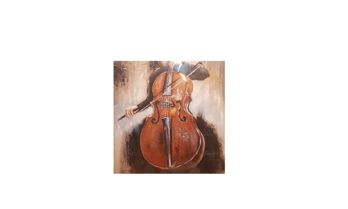 Oleo Decorativo Violonchelo en Oleo Decorativo Violonchelo - Decoración de pared, Uruguay | Finkel