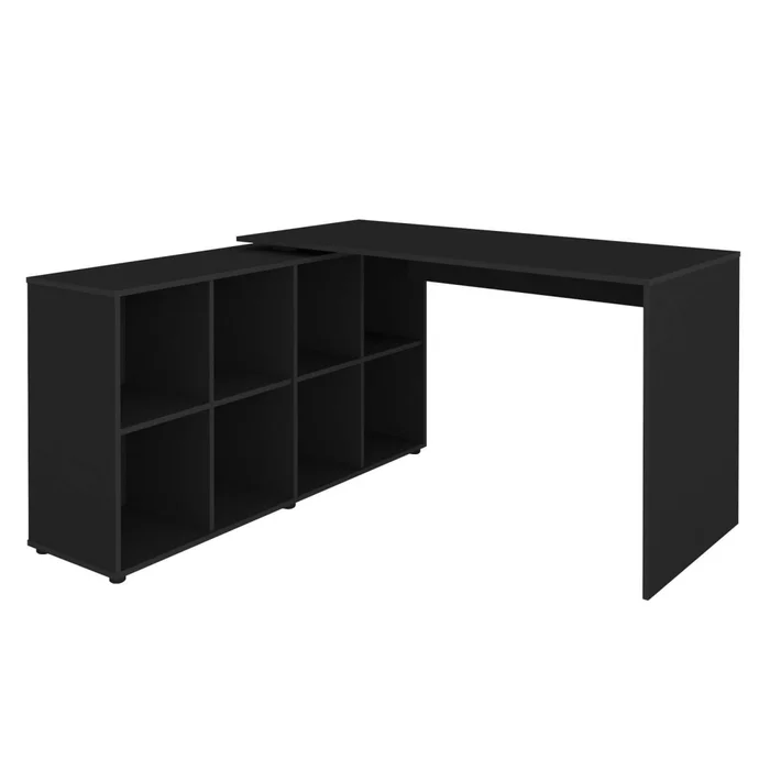 Escritorio Gamer Mdf Negro Nero en Negro - Escritorios y sillas de escritorio, Uruguay | Divino, vista 3