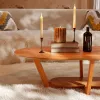 Mesa Ratona Elegance 120CM - Linea Ares en Madera natural - Mesas de living, Uruguay | Balton, vista 3 de 8