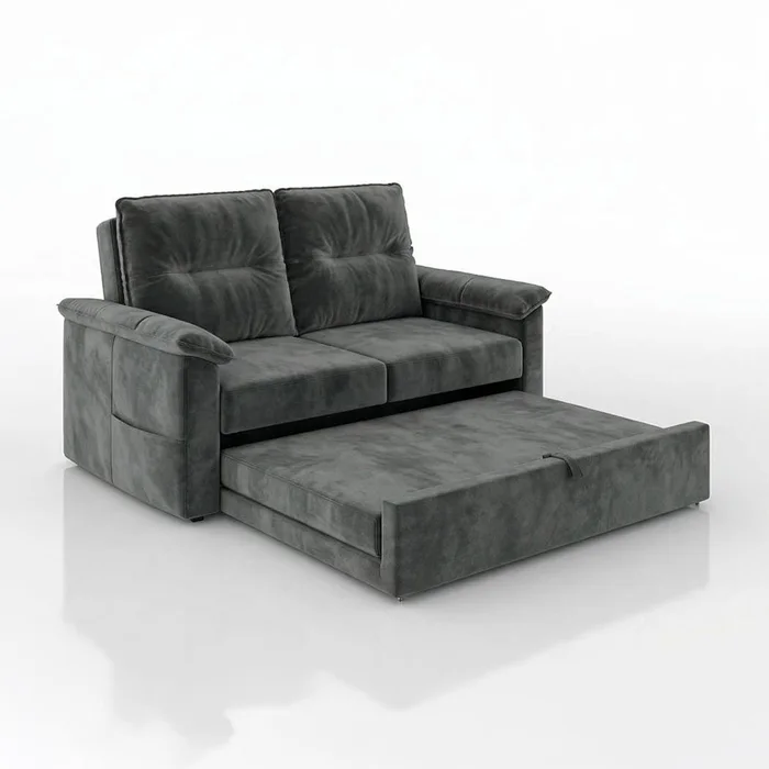 Sillon Sofa Cama 2 Cuerpos Retractil Y Reclinable en Gris - Sillones y sofás, Uruguay | Soy Hogar, vista 3
