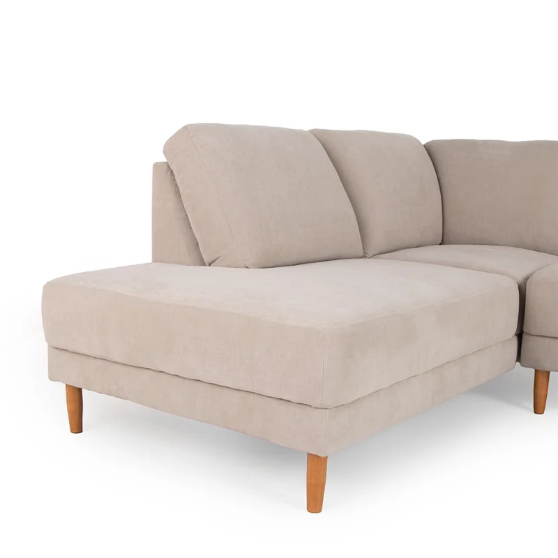 Rinconera Tana - Tela Aquaclean - 2 + Chaise - A fabricar en Beige - Sillones y sofás, Uruguay | Nyr, vista 4