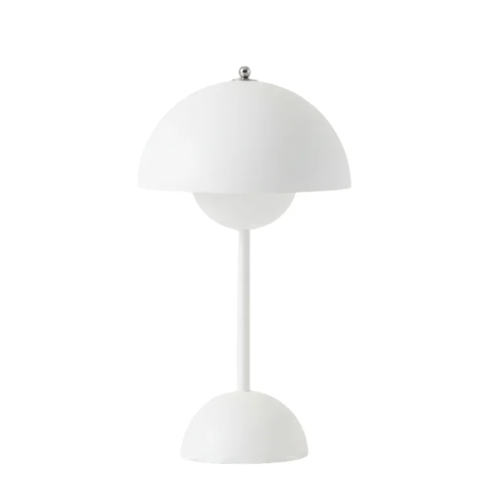 Lampara De Mesa Recargable Kers Blanco en Blanco - Lámparas de mesa, Uruguay | Unilux