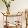 CARRO BAR - BAMBOO Y RATTAN - SIKA DESIGN en Marrón - Bibliotecas, Uruguay | La Iberica, vista 1 de 26