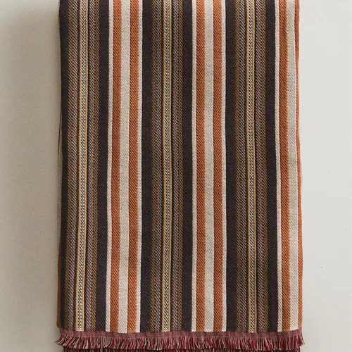 MANTA ALGODÓN RAYAS en Multicolor - Textiles, Uruguay | Zara Home