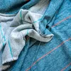 MANTA AUSTRIACA BLUE DENIM - ORANGE STRIPES - 2.00 X 1.40 MTS en Multicolor - Textiles, Uruguay | La Iberica, vista 3 de 4