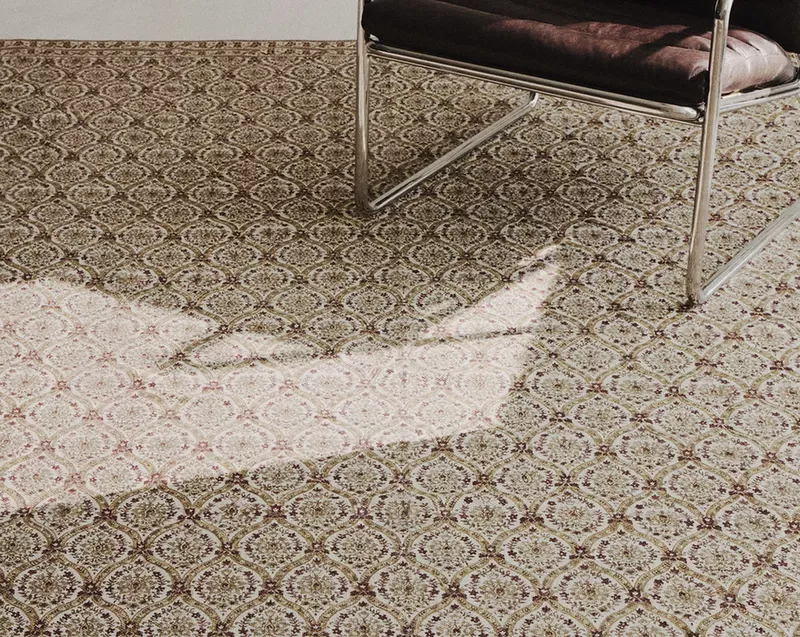 ALFOMBRA ALGODÓN ESTAMPADO PAISLEY en Beige - Alfombras, Uruguay | Zara Home