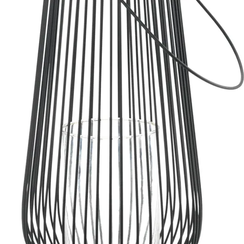 Farol MELIAS Ø24xA46cm negro en Negro - Velas y Portavelas, Uruguay | JYSK