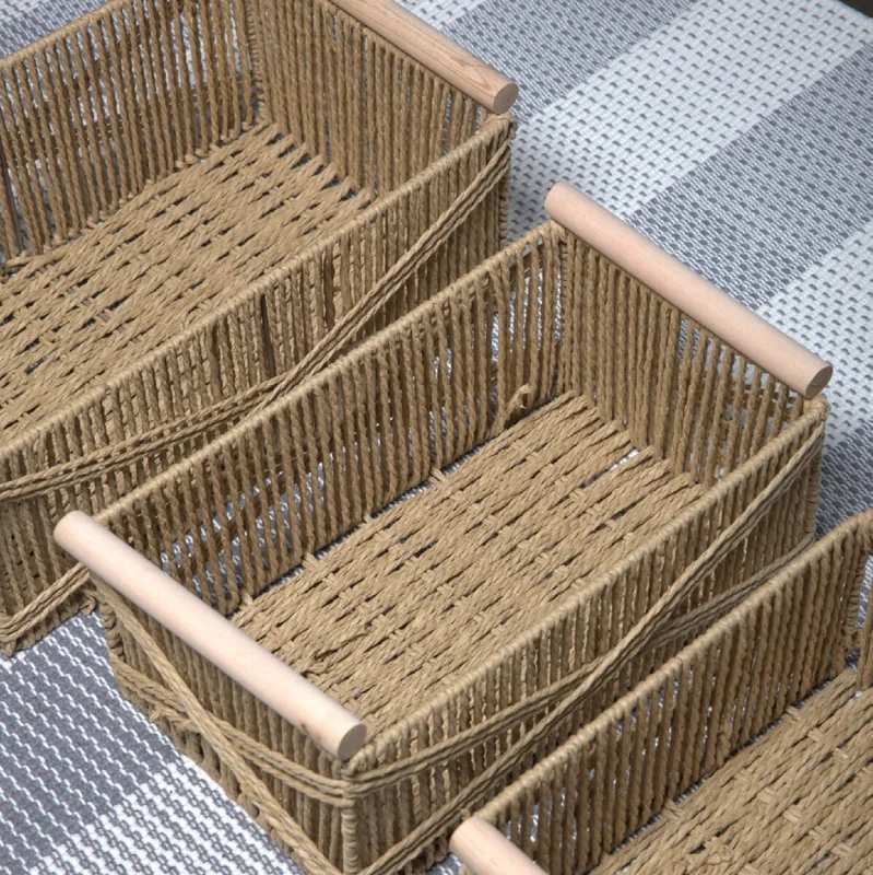 Cesto fibras naturales - L - Canastos, Uruguay | Buho Store, vista 3