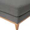 Puff Easy Clean Tela Gris Luxor Premium Gris Osc en Gris - Sillones y sofás, Uruguay | Divino, vista 5 de 6