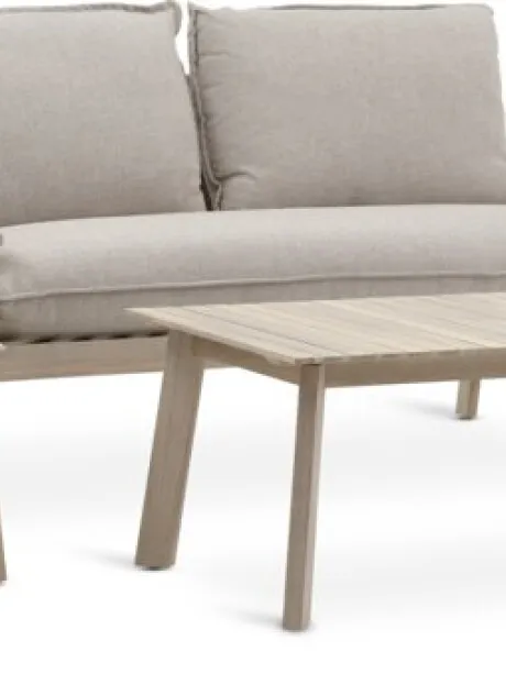 Set jardín SYLTHOLM 4.5pers. madera dura en Madera natural - Muebles para el exterior, Uruguay | JYSK