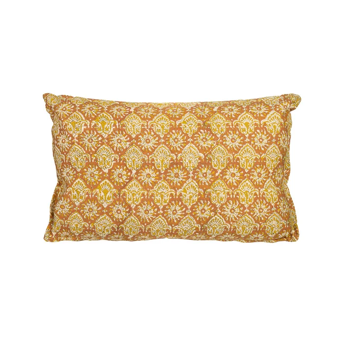Almohadon Algodon Marron Juliette Tostado en Terracota - Textiles, Uruguay | Divino