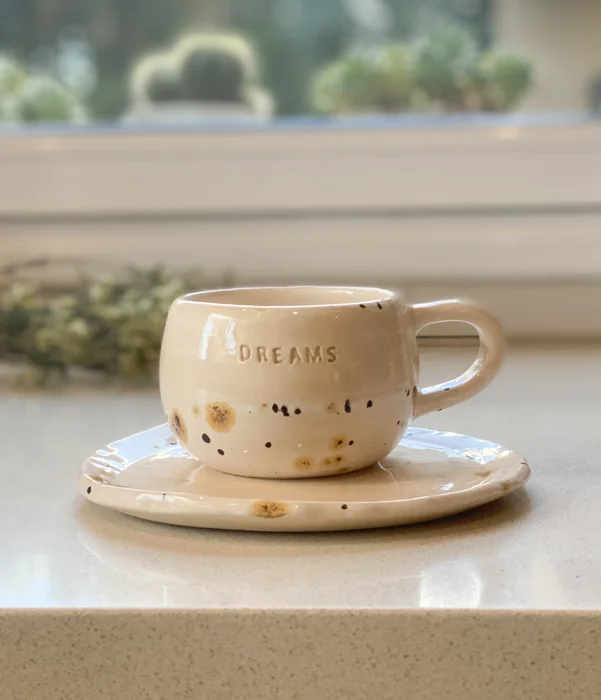 Cápsula dulce (taza y plato) en Beige - Decoración, Uruguay | Dreams On Time, vista 5