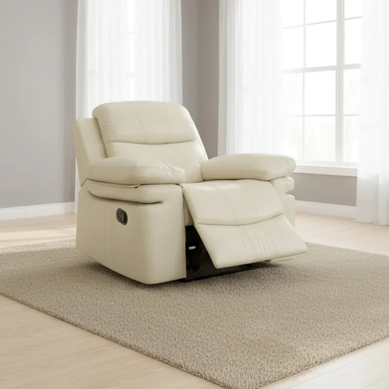 Poltrona Reclinable 1 Cuerpo Pu Natural-beige Mr2138 Cream en CREAM - Sillones y sofás, Uruguay | Divino