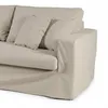 Sofá Moscow con Funda - Tela Rústica - 3 cuerpos - TD5263-1636 (Capuccino) en Beige - Sillones y sofás, Uruguay | NYR, vista 4 de 5