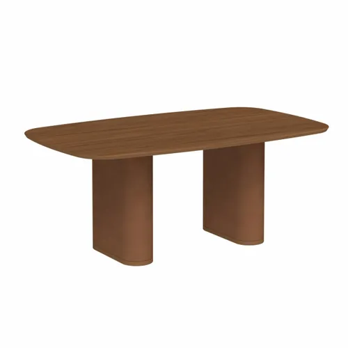 Mesa De Comedor Lintz - 184 - Linea Mónaco en Marrón - Mesas de comedor, Uruguay | Rústico Hogar