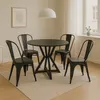 Juego de Comedor Mesa Louvre Redonda Negra 90cm + Sillas Negras Tolix - Sillas, Uruguay | Berna home, vista 2 de 4