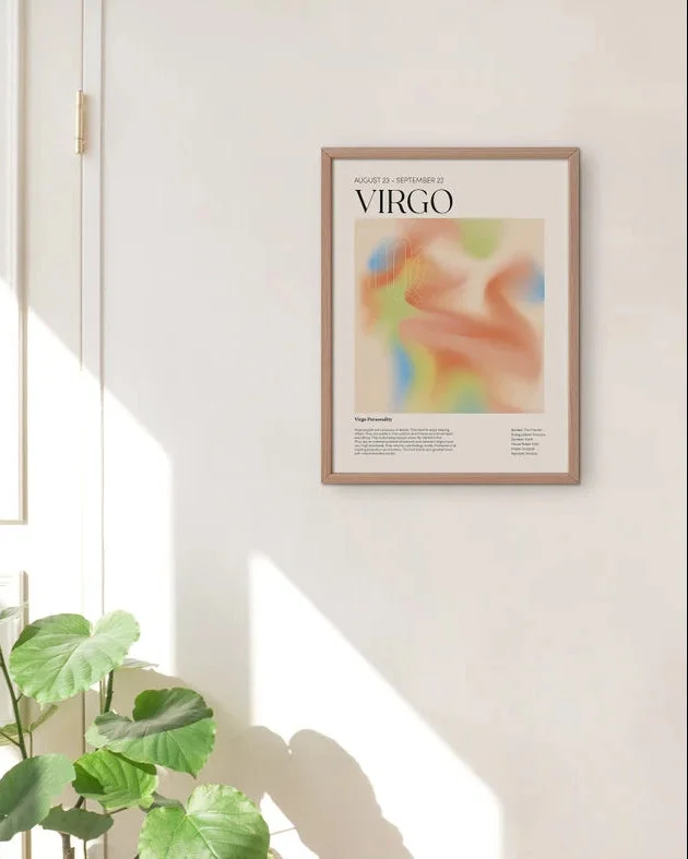 Signo Virgo en Multicolor - Láminas, Uruguay | La Cuadrería, vista 2