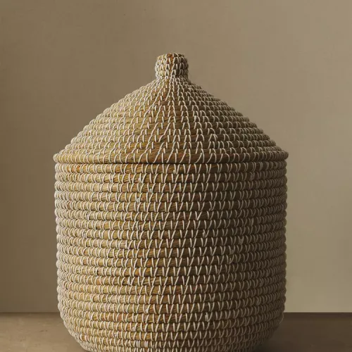 CESTA REDONDA TAPA - Canastos, Uruguay | Zara Home