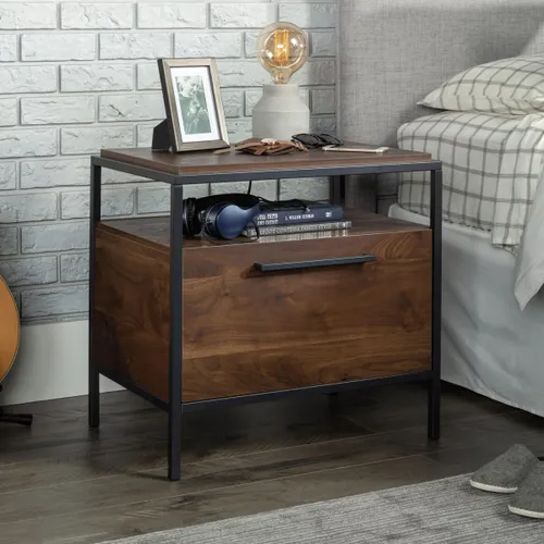 Mesa de Luz - Sauder - Linea Nova Loft en Marrón - Mesas de luz, Uruguay | Rústico Hogar