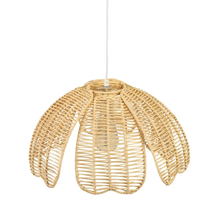Lámpara De Techo Flore Marrón Rattán Y Metal Ml238619 en Amarillo - Lámparas colgantes, Uruguay | Divino
