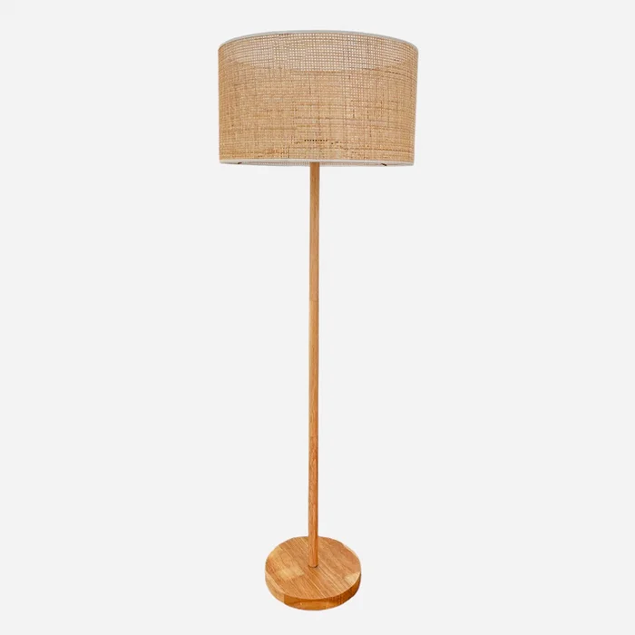 Lámpara de pie Borneo en Madera natural - Lámparas de pie, Uruguay | Alta Gracia Deco, vista 2