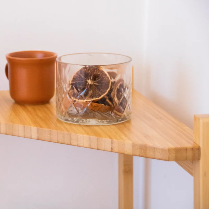 Estantería esquinera en Madera natural - Muebles, Uruguay | Uruguay Bamboo, vista 4