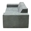 Sofá Modular 3 Cuerpos Espuma Gris Luna en Gris - Sillones y sofás, Uruguay | Divino, vista 4 de 4
