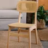 Silla Kira Madera de Caucho/Rattan Natural - Sillas, Uruguay | Berna home, vista 2 de 3
