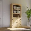 Biblioteca 2 puertas - Linea mexicana - Natural en Madera natural - Bibliotecas, Uruguay | Rústico Hogar, vista 2 de 4