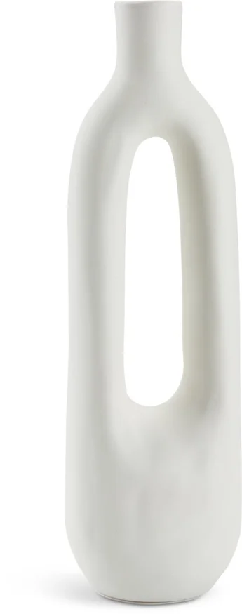Jarrón INGEMAR A10xL8xA34cm blanco en Blanco - Jarrones, Uruguay | JYSK, vista 2