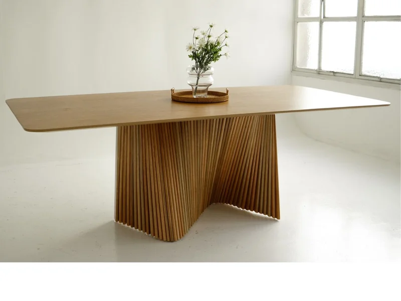 Mesa MALVA 2.20m Madera en Mesa MALVA 2.20m Madera - Mesas de comedor, Uruguay | Finkel, vista 3