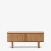 Mueble TV Mailen 2 puertas en chapa de fresno - con acabado natural 120 x 50 cm en Madera natural - Muebles para TV, Uruguay | Kavehome, vista 5 de 7
