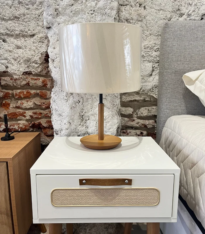 Lámpara de Mesa Standard Pantalla Lino - Lámparas de mesa, Uruguay | Berna home, vista 2