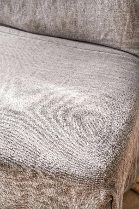 SILLA SOHO - LINO ALTO GRAMAJE - GRIS OSCURO en Gris - Butacas, banquetas y puffs, Uruguay | La Iberica, vista 5