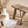 BANQUITO OLMO ANTIGUO en Madera natural - Butacas, banquetas y puffs, Uruguay | La Iberica, vista 8 de 8