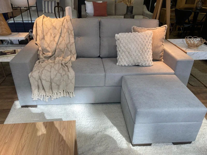 PREVENTA Sofá Mónaco 3 Cuerpos (200 cm) - Gris - Sillones y sofás, Uruguay | Berna home, vista 3