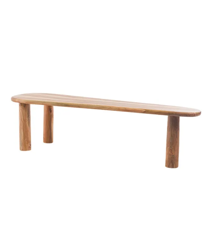 MESA DE LIVING CEDRICK 130X37X37H CM en Madera natural - Mesas de living, Uruguay | Vinibel