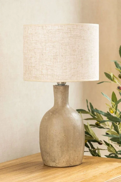 LAMPARA CEMENTO PETIT en Beige - Lámparas de mesa, Uruguay | La Iberica