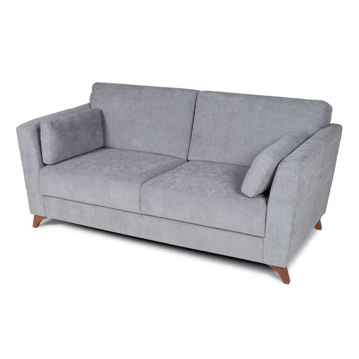 Sofá Capri - Tela Microfibra - 2 cuerpos - Cora 06-153 (Grafito) en Gris - Sillones y sofás, Uruguay | Nyr, vista 6